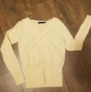 Small yellow cartigan from The Limited